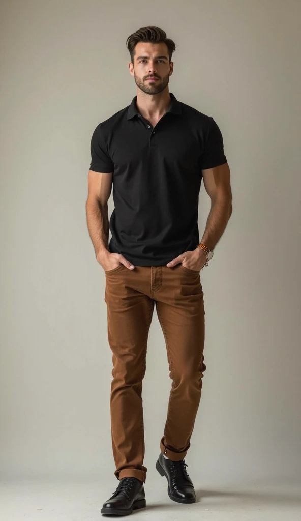 HX Oversized Crewneck Polo T-Shirt | Premium Streetwear for Men – 4 Colors